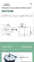 Moteur pas à pas à aimant permanent Faradyi 50BYJ46 avec réducteur ; 12V CC 2 phases 50Nm de couple pour utilisation en salle de bain/climatiseur/ventilateur