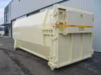 Compacteur stationnaire robuste Compacteurs de déchets Rouleaux robustes et charnières de porte avec points de graissage Poubelles de compacteur