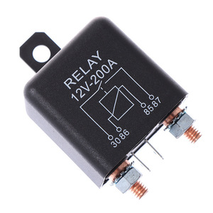 Relé de arranque para coche, 12V, 200A, JDQ200A, para reemplazo, reparación, uso general - Product Image 1