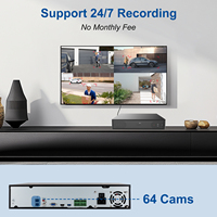 Anpviz 12MP RAID NVR avec analyse IA, 8 SATA jusqu'à 80 To, enregistreur vidéo réseau H.265/H.264+