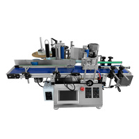 Machine d'étiquetage automatique de bureau BLN-150F avec convoyeur pour bouteilles en plastique rondes