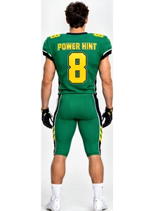 Tenue de football américain personnalisée avec nom et numéro d'équipe, en polyester, imprimée par transfert thermique - Product Image 2