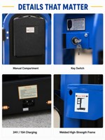 Chariot élévateur électrique autopropulsé EverLIFT FOP4 pour entrepôt, ramasseur de commandes, élévateur pour allées étroites 4m pour grands entrepôts