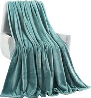 Expédition rapide, couverture en flanelle polaire adaptée à toutes les saisons, couverture en peluche douce avec emballage personnalisé