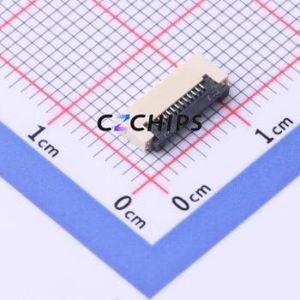 FPC-0.5FX-12PWBH15 FFC/FPC Connector SMD,P=0.5mm Connector Flip Cover Type Bottom Contact 12P 0.5mm - Product Image 1