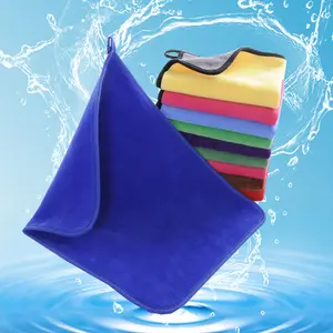 80% पॉलिएस्टर 20% पॉलियामाइड सफाई कपड़ा चमकाने कार Microfiber कपड़ा कार रसोई तौलिए माइक्रो फाइबर तौलिया Microfiber तौलिया