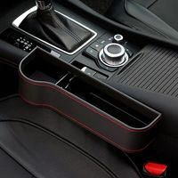 Boîte de rangement multifonctionnelle pour voiture, organisateur d'espace intermédiaire pour siège de voiture, boîte de rangement pour débris