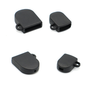 Boucle de lanière en plastique noir H034H036 pour attache de badge de carte d'identité professionnelle - Product Image 1