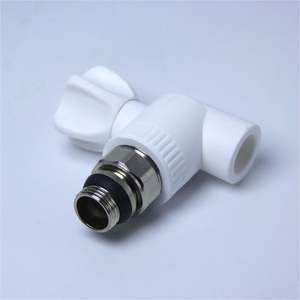 Acier inoxydable blanc de haute qualité de valve d'angle de <span class=keywords><strong>radiateur</strong></span> de garnitures de tuyau de PPR - Product Image 5