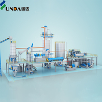Sistem Pengolahan Pulp Yunda I-CTMP Baru Berkapasitas Tinggi dan Efisiensi Tinggi dengan Motor Pompa PLC untuk Serpihan Kayu, Bambu, Bagasse, Jerami Gandum 100-500 T/D