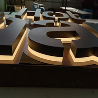 Lettres rétroéclairées LED personnalisables pour bars, centres commerciaux, entreprises, hôpitaux, parcs - Étanches IP65, contrôlées par Bluetooth/WiFi
