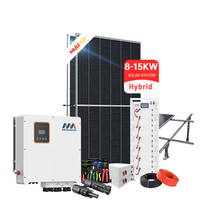 Hybrid <b>Solar</b> Energy <b>Power</b> System 10kW 20kW 30kW Home MPPT Lithium Ion Mono <b>Solar</b> Panels with Battery and Complete <b>Kit</b> - Product Image 1