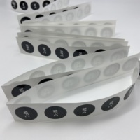 Muestra gratis 13,56 MHz para 213 Chip NFC Tarjeta de control de acceso Logotipo personalizado Etiqueta RFID Protocolo ISO14443A para NFC Sticker/Labe
