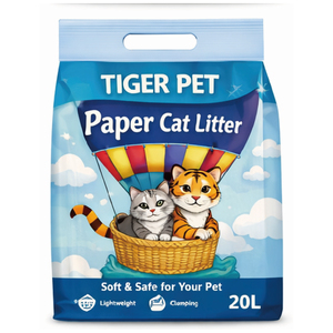 OEM Topaklanan Kağıt Kedi Kumu Üreticisi Çin Hafif Geri Dönüşümlü Kağıt Güçlü Koku Kontrolü Hızlı Topaklanan Toplu Tedarik - Product Image 6