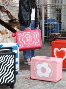 Valise à roulettes personnalisable DIY colorée CLK 2026, nouvelle collection, 8/14/20/26 pouces, avec serrure TSA et tissu antibactérien, unisexe - Product Image 5