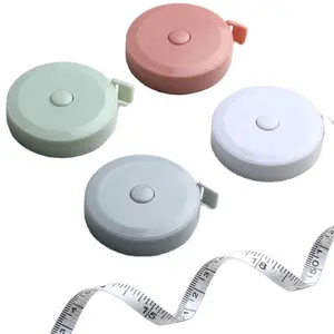 1/2/3/4pcs 2m Mini Soft Tape Measure With Double-Sided Scale, Random Color,  Portable Clothing Leather Measuring Ruler, Can Be Used For Fabric, Craft  And Body Measurement