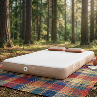 Hersteller Camping-Luftbett Matratze Tragbar für Outdoor-Schlafzimmer Nutzung für 2 Personen PVC Neues Material USB-Pumpe