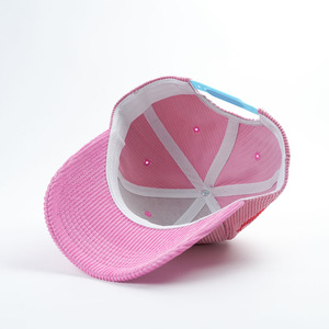 Nuovo Design Personalizzato Cappello da Baseball in Corduroy Twill con Logo Ricamato, Berretto <span class=keywords><strong>a</strong></span> 6 Pannelli per Adulti - Product Image 6