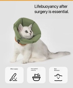 Kerah <span class=keywords><strong>Elizabeth</strong></span> Empuk Tahan Air dari Nilon Ringan untuk Kucing dan Anjing, Mudah Dibersihkan, Gaya Kartun, Aksesori Hewan Peliharaan yang Menenangkan, Semua Ukuran - Product Image 4