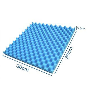Paneles Acústicos de Espuma Azul de Alta Densidad, Tipo Caja de Huevos, Baldosas Absorbentes de Sonido de 30x30cm para Estudio, <span class=keywords><strong>Cine</strong></span>, <span class=keywords><strong>Cine</strong></span> en Casa - Product Image 3