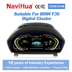 หน้าปัดดิจิตอล NaviHua รุ่นใหม่ ขนาด 12.3 นิ้ว สำหรับรถยนต์ BMW ซีรีส์ 3 F30 ปี 2013-2020 จอ LCD แสดงผลความเร็วแบบดิจิตอล  แผงหน้าปัดเสมือนจริง - Product Image 1