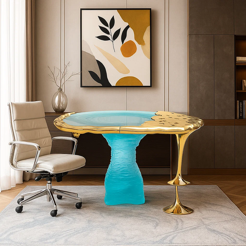 JingYue Custom Transparent Luxury Resin Dinning