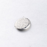 Nouveau Collier Pendentif Médaillon Rond en Acier Inoxydable pour Couples, Cadre Photo DIY, Bijoux de Poche