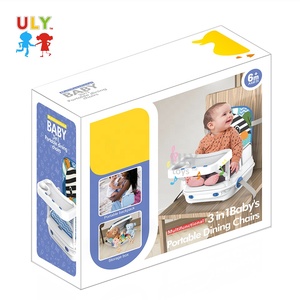 Nouvelle arrivée 3 en 1 chaise haute portable à manger avec assiette à musique chaises de salle à manger à <span class=keywords><strong>hauteur</strong></span> réglable pour bébé sac à dos portable pliant - Product Image 6