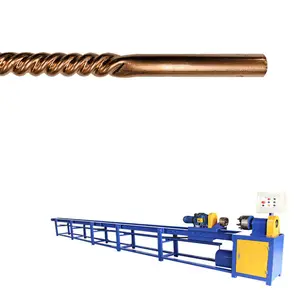 High-quality Automatic Decorative Iron Stainless Steel Pipe And Tube Twisting Threading Machine