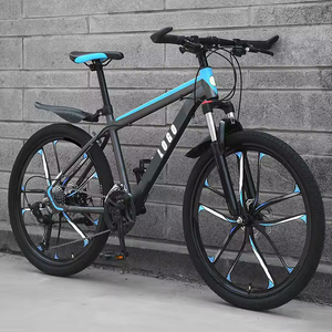 <span class=keywords><strong>Bicicleta</strong></span> de Montaña Todoterreno con Frenos de <span class=keywords><strong>Disco</strong></span>, Ruedas de Acero de <span class=keywords><strong>26</strong></span> Pulgadas, Neumáticos Anchos de 261.75 Pulgadas, Capacidad de Carga de 120 Kg, <span class=keywords><strong>Bicicleta</strong></span> Ligera - Product Image 6