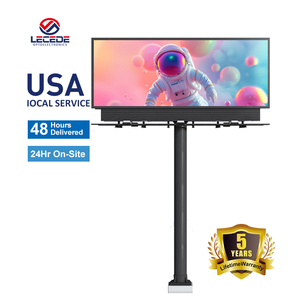 Lecede Custom Outdoor Waterproof Fixed Front Maintenance <strong>Advertising</strong> Business Sign Billboard Signage Board LED Screen <strong>Display</strong> - Product Image 1