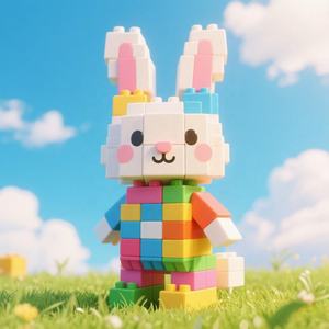 Bloques de Construcción de Coches Mini Personalizados con Servicios de Bricolaje, Plástico ABS, Juguete Educativo - Product Image 1