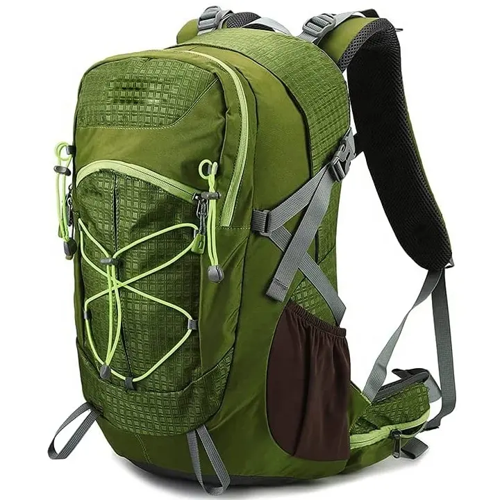 Manufacturer Custom Logo Outdoor Mountaineering Adventure Lightweight Waterproof 30L Unisex Hiking Traveling Backpack