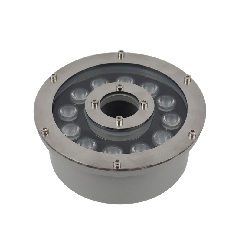 Открытый IP68 RGB 12/24 В DMX подводный свет под водой бассейн светодиодная кольцевая лампа фонтанная насадка огни для сада водопад