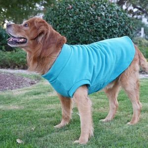 Large <b>Dog</b> Sweatshirt <b>Light</b> Green Fleece Warm Clothing For Golden Retriever Labrador Autumn Winter Pet Hoodie - Product Image 4
