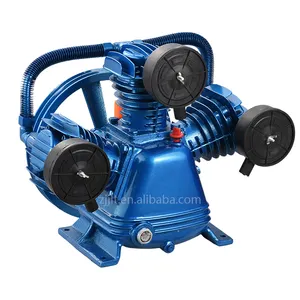 3065 pistão correia conduzida 3kw 4hp 3 cilindro 65mm industrial ar compressor bomba cabeça