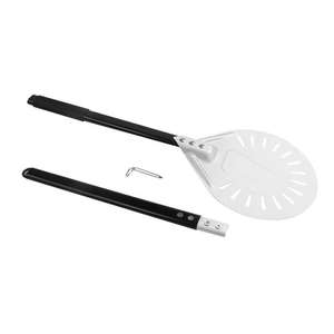 Multipurpose Pizza Making Tool Kit Including Perforated Shovel and Turning Peel Compatible with <strong>Ooni</strong> Outdoor Pizza Ovens - Product Image 3
