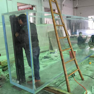 Pecera acrílica personalizada de fábrica, Material de PC de plástico, accesorios para acuario, caja y bolsas embaladas - Product Image 1