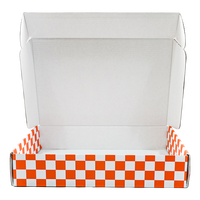 Carton ondulé plat en forme d'avion, directement de l'usine, pour l'emballage de cadeaux et l'expédition de produits artisanaux