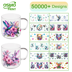 OSMO Factory Direct Hummingbird UV DTF - Envolturas <span class=keywords><strong>para</strong></span> <span class=keywords><strong>Tazas</strong></span> de 11 oz, Calcomanías de Transferencia UV, Más de 50000 <span class=keywords><strong>Diseños</strong></span> <span class=keywords><strong>para</strong></span> Vidrio - Product Image 1