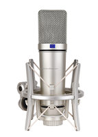 Microphone à condensateur de studio VOXFULL, capsule à diaphragme large de 26 mm en or, pour chant, enregistrement vocal et podcasting