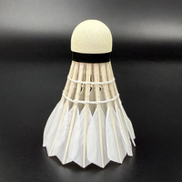 DunRun DR-07 Shuttlecock Bulu Bebek Pemutih untuk Latihan Badminton, Produsen Shuttlecock untuk Pengguna Klub