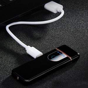 Briquet électronique rechargeable USB à succès – Design moderne, cadeau d'affaires, promotion, allumage tactile - Product Image 6