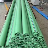 IFAN Tube PPR d'eau chaude et froide PN12.5 PN16 PN20 PN25 Matériaux de plomberie Tuyaux PPR en plastique vert
