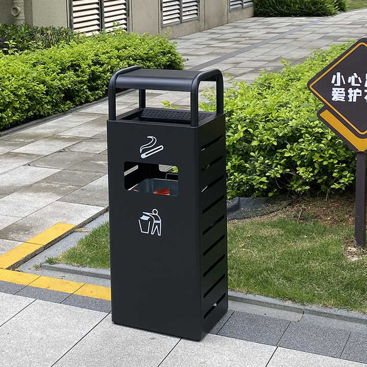 cigarette trash bin Outdoor Smoking Receptacles, Outside Ashtrays & External Bins  Glasdon, Inc our cigarette end collector with an inner barrel is the ideal choice for you Modern Cigarette Trash Built-in Waste