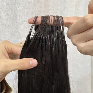 Extensiones de Cabello Humano de Lujo con Trenzado de Crochet, 100% Cabello Humano Virgen Remy Vietnamita, Extensiones de Cabello con <span class=keywords><strong>Punta</strong></span> de Crochet - Product Image 6