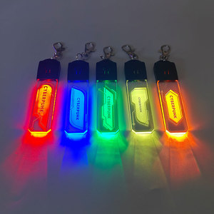 Llavero LED <span class=keywords><strong>Cyberpunk</strong></span> con Múltiples Modos de Iluminación Recargable por USB, Colgante Futurista - Product Image 6