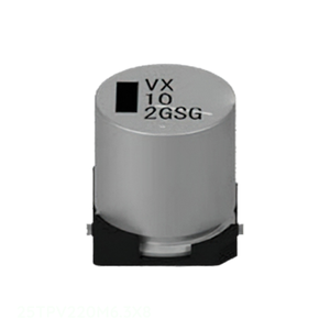 Condensateur à montage en surface 220 uF 25TPV220M6.3X8 CAP ALUM 25V POLAR, Distributeur agréé - Product Image 1
