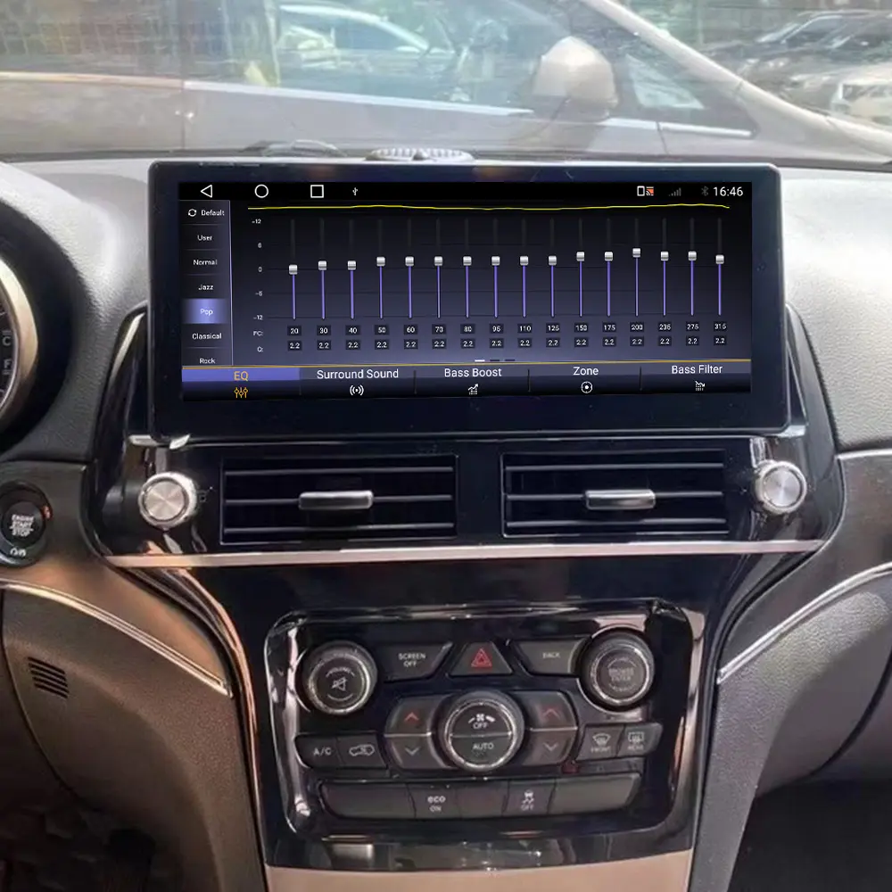 12,3 pulgadas para Jeep Grand Cherokee 2011-2017 reproductor Multimedia Radio de coche Carplay Sistemas Inteligentes pantalla táctil WIFI TS10 GPS