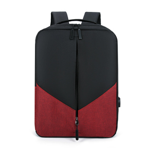 Nouvelle tendance de la mode, sac à dos pour ordinateur portable imperméable en Oxford avec logo personnalisé géométrique, antivol, 20-39L, avec charge USB, unisexe - Product Image 2